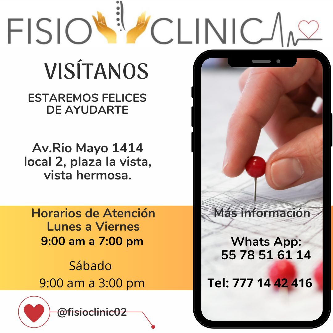 Horarios y contacto Fisio Clinic